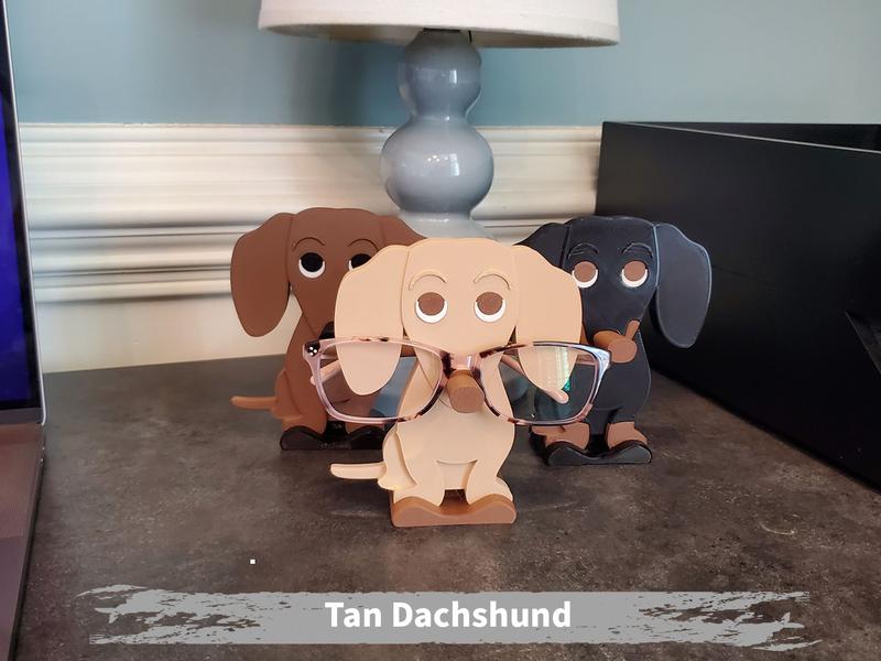 Dachshund Eyeglass or Sunglass holder, Unique Gift Idea