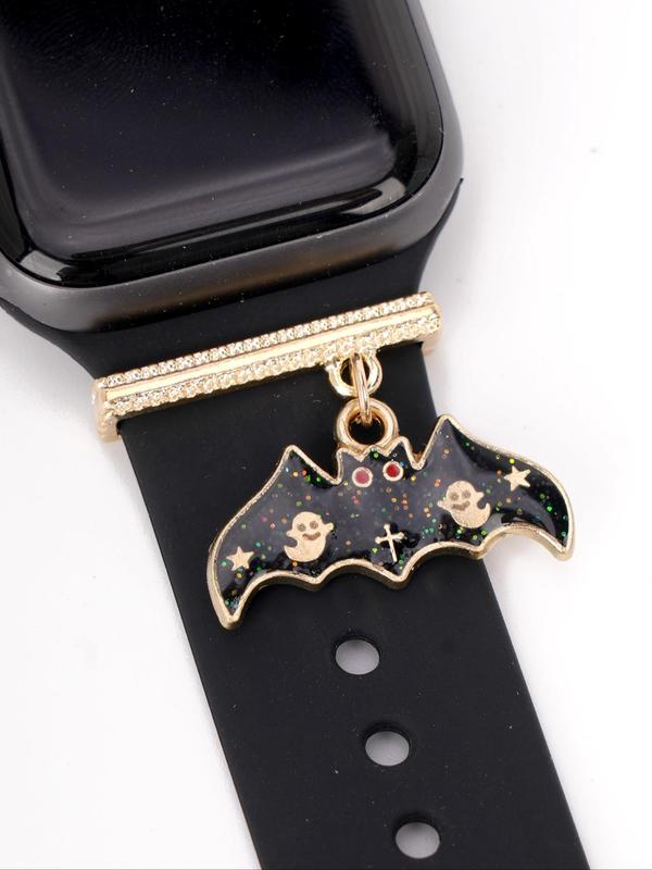 Fashionable Watch Band Accessories for Women & Men, Halloween Themed Watch Band Decoration Ring, Trendy All-match & Exquisite Watch Band Charms for Birthday Gift