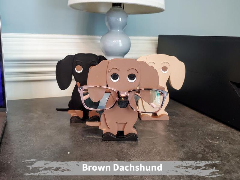 Dachshund Eyeglass or Sunglass holder, Unique Gift Idea