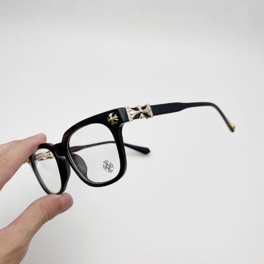 Chr0me Heart glasses, unisex cross square frame retro glasses