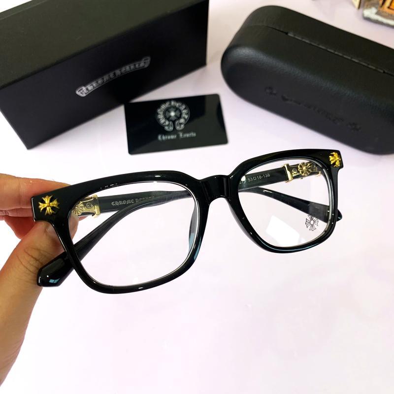 Chr0me Heart glasses, unisex cross square frame retro glasses