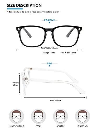 Handmade sports glasses blue light glasses, suitable for both men and women - young, fashionable, lightweight, portable Sporty Letter for daily use