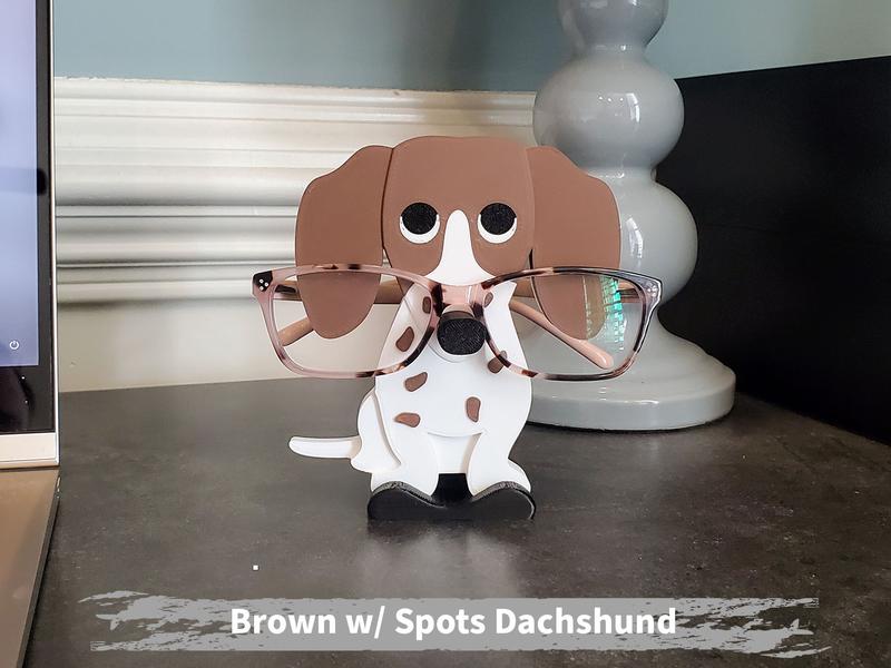 Dachshund Eyeglass or Sunglass holder, Unique Gift Idea