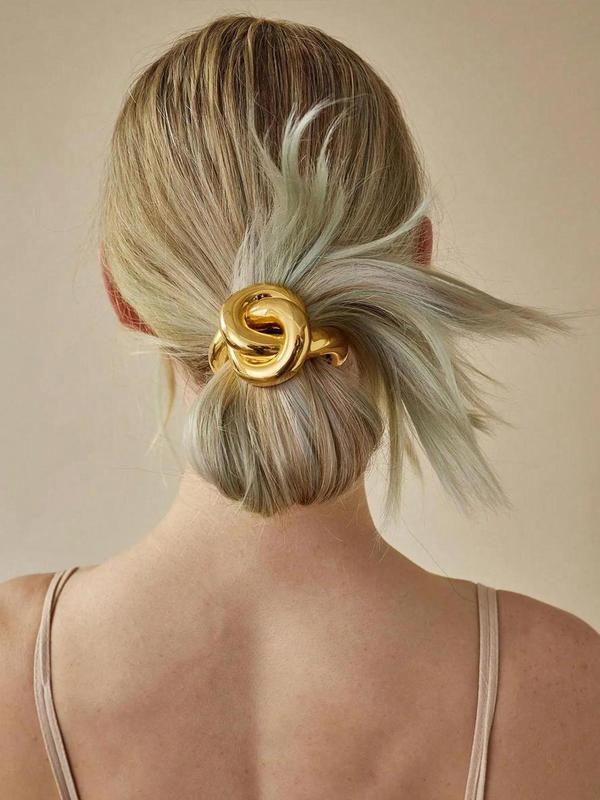 Women's Elegant Knot Design Hair Tie, Exquisite Trendy Hair Tie, Fashionable Hair Accessories for Daily & Party Decoration