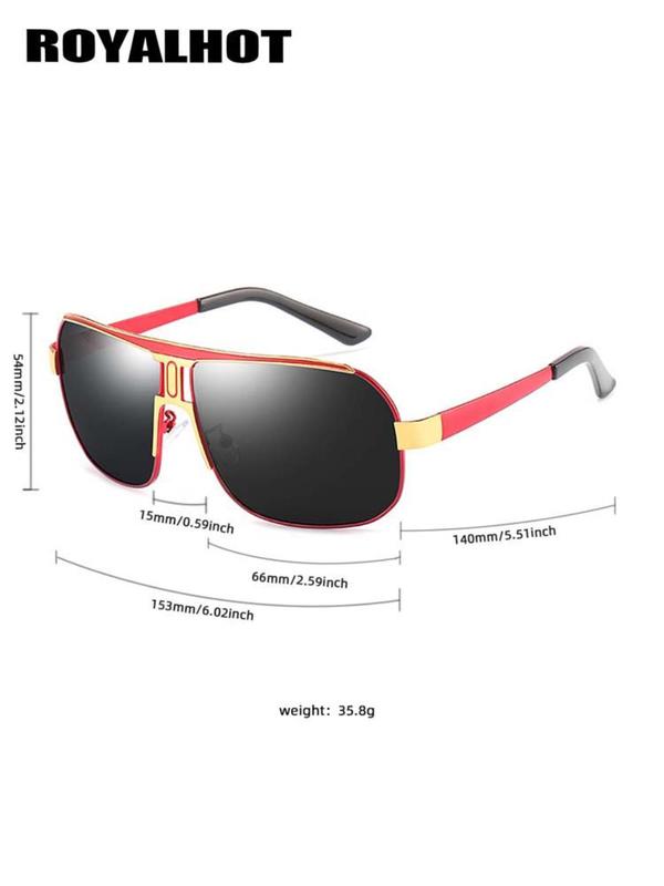 Summer 2024 Flat Top Sunglasses for Women & Men, Square Oversized Frame Glasses Sunglasses for Travel, Vacation, Versatile Travel Accessories for All Season