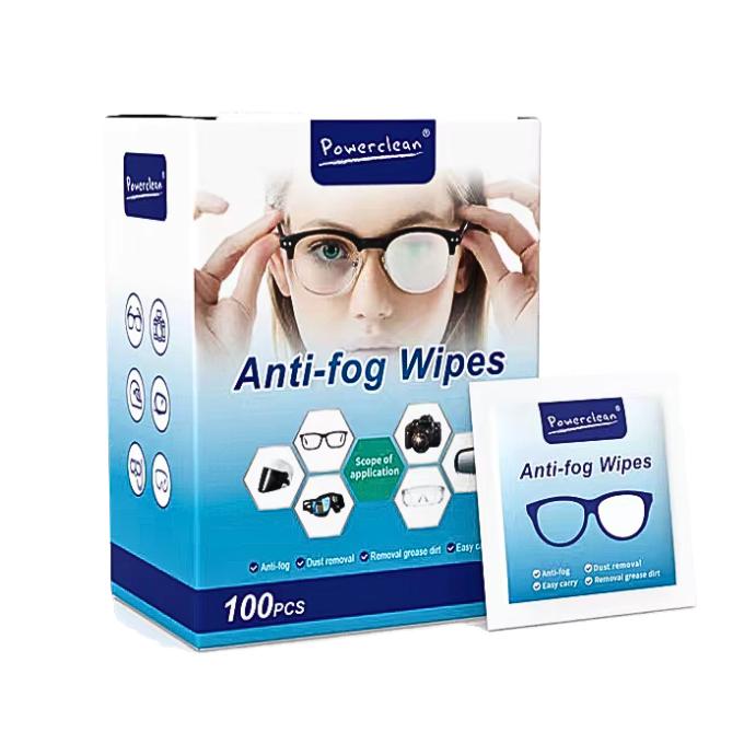 Anti-Fog Lens Cleaning Wipes, Glass Wipes - Remove Dust, Grease, Dirt, Oil, Individually Wrapped Wipes for Eye Glasses, Phone, Computer, Laptop Screen