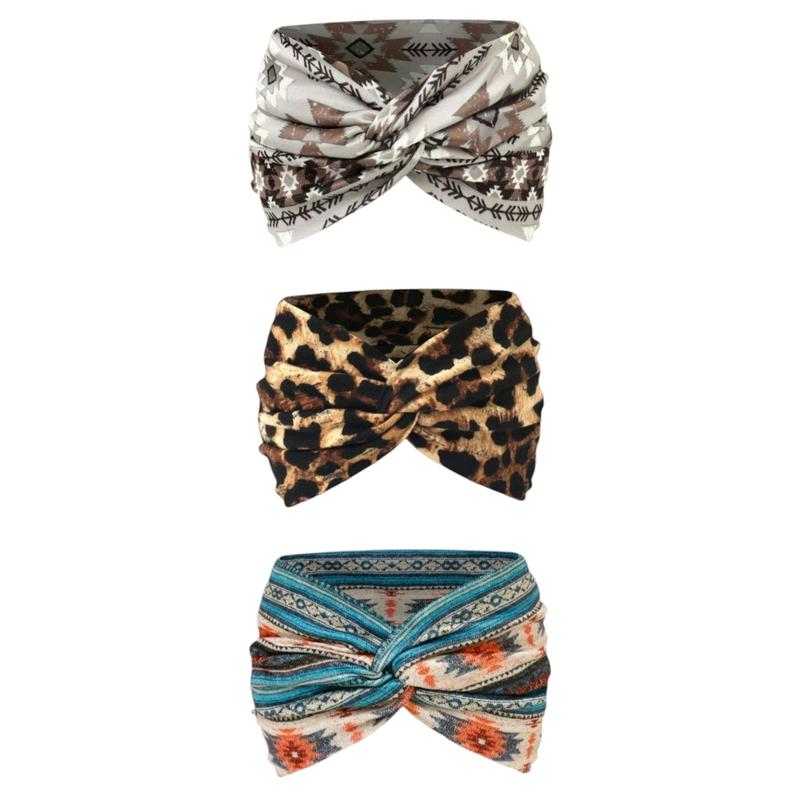 Western Pattern Stretch Style Headbands