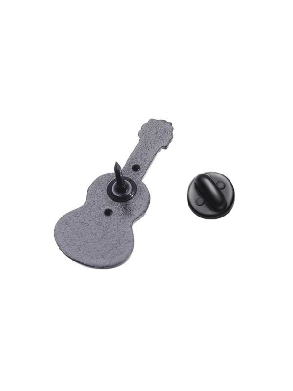 Guitar Shaped Design Brooch Pin, Casual Jewelry for Party, Fashion All-match Daily Clothing Decor for Girl