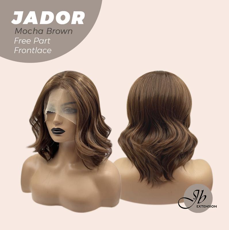 JBEXTENSION 10 Inches Mix Blonde Curly Lace Front Wig.Pre Plucked 13*3 HD Transparent Lace Frontal Handmade Futura Fiber Swiss Lace Synthetic Fiber Wig JADOR