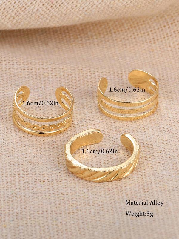 Hollow Out & Heart & Braid Design Foot Rings, Fashionable Casual Foot Rings for Women & Girls, New Fashion Body Jewelry for Party, Daily Clothing Decor, Trendy All-match & Exquisite Jewelry for Birthday Gift