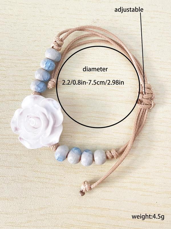 Lotus Design Bracelet, Adjustable Fashionable Jewelry for Women & Men for Beauty Match Daily Outfits, Daily Clothing Decor, Trendy All-match Jewelry