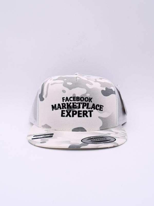 Facebook Marketplace Expert Hat - Professional & Stylish Printed Caps