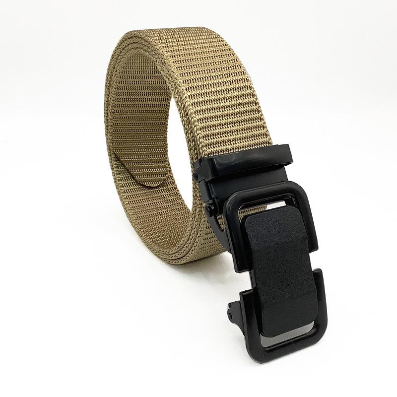 Men's Belt Tactical Belt Automatic Buckle Outdoor Leisure Belt Quick-drying Woven Waistband, Ideal choice for Gifts