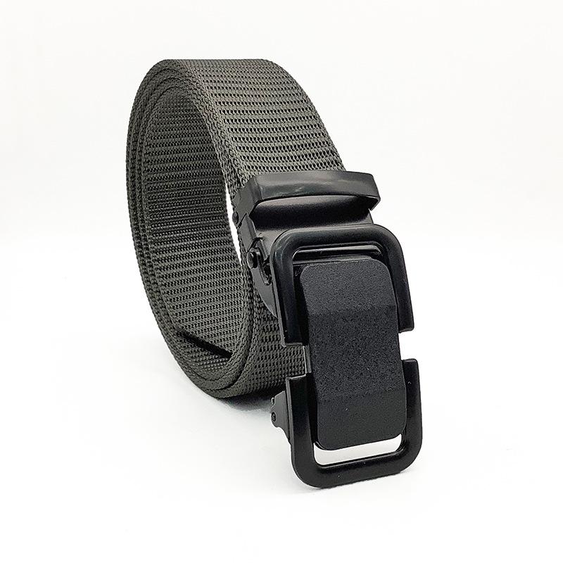 Men's Belt Tactical Belt Automatic Buckle Outdoor Leisure Belt Quick-drying Woven Waistband, Ideal choice for Gifts