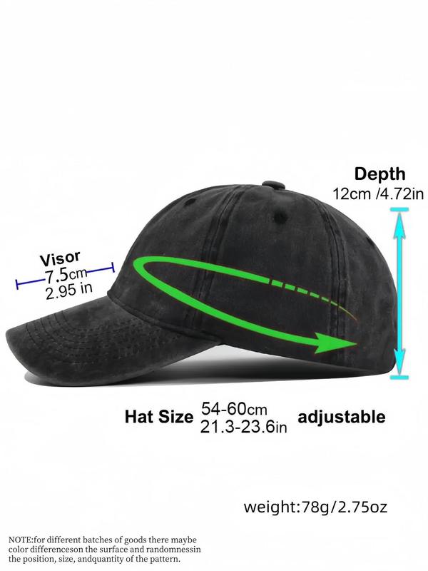 Unisex Casual Street Style Minimalist Solid Color Baseball Cap,   New Trend All-match Sportive Baseball Cap, Trendy Hat for Men & Women for All Season