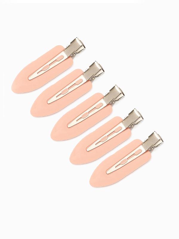 Simple Style Plain Color Hair Clips Set, Side Bang Clips, Casual Versatile Hair Accessories for Women & Girls, Minimalist Headwear Suitable for Daily Use