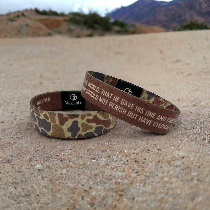 River Rock Camo Series - 6 Unique Designs   Verses in 5 Sizes