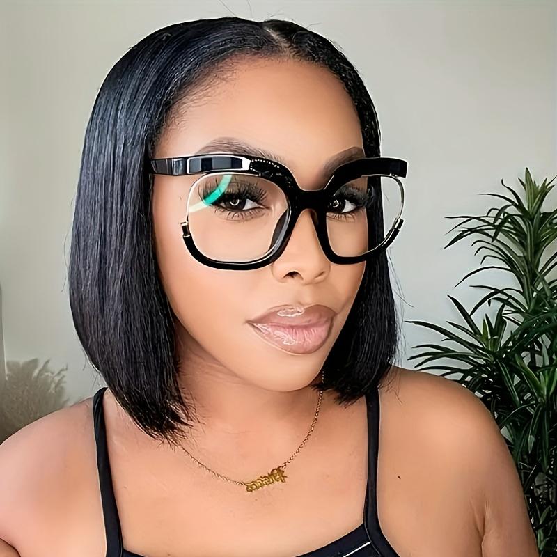 Large Frame Clear Lens Leopard Print Fashion Computer Glasses for Women and Men - Decorative Spectacles