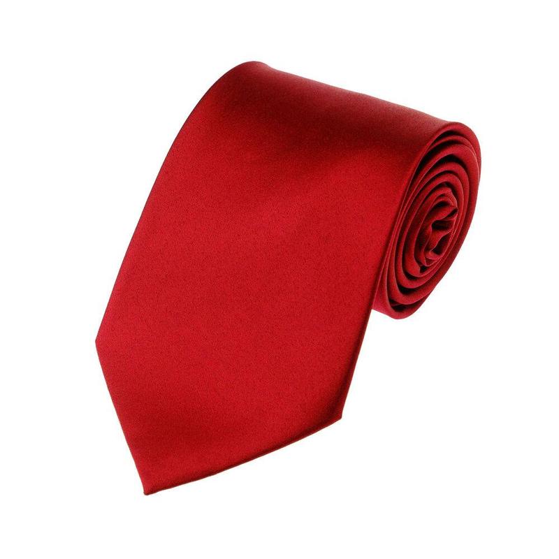 New Hot Trend! Solid Color Plain Classic Necktie Men's Tie