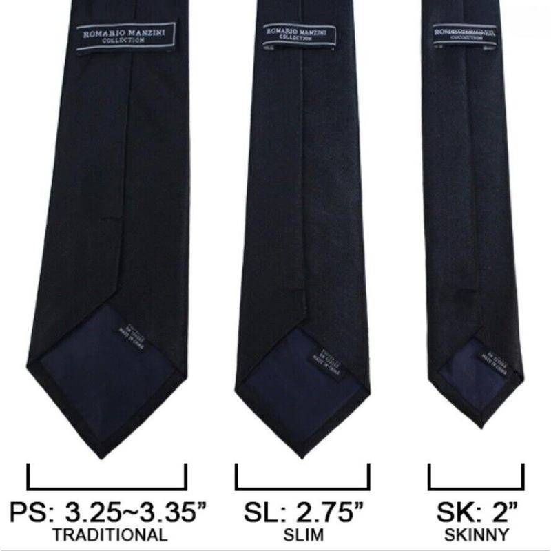 New Hot Trend! Solid Color Plain Classic Necktie Men's Tie