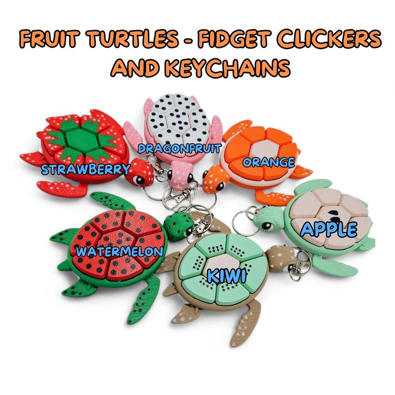 Fidget Clickers - Desktop Fidgets and Keychains - Collectible Figurines