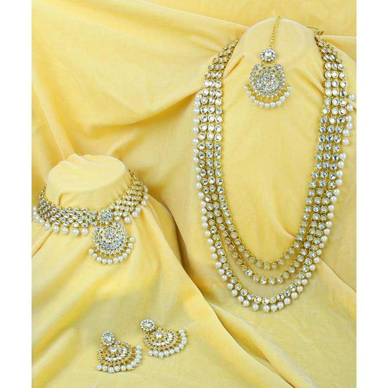 Wedding Heavy Bridal Traditional Jewellery Set Gift for Women