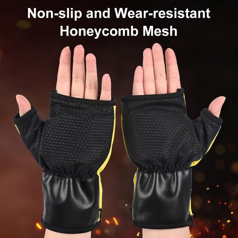 Electric Heated Gloves, Rechargeable Smart Heating Gloves, Outdoor Skiing Camping Office Leisure Kitchen Cleaning Gloves