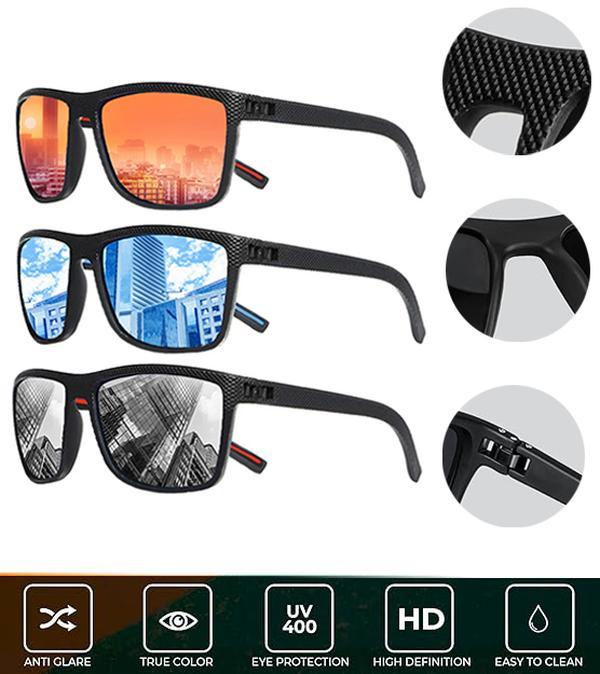 [Black Friday Sales] 3 Pairs Simple Sunglasses For Everyday Use, Unisex Polarized Glasses, Square Sunglasses,Lightweight Frame Sun Glasses with UV Protection，HD Polarized Square Frame Sunglasses, 2025 Summer Trendy Casual Sunglasses ，Fashion Accessories.