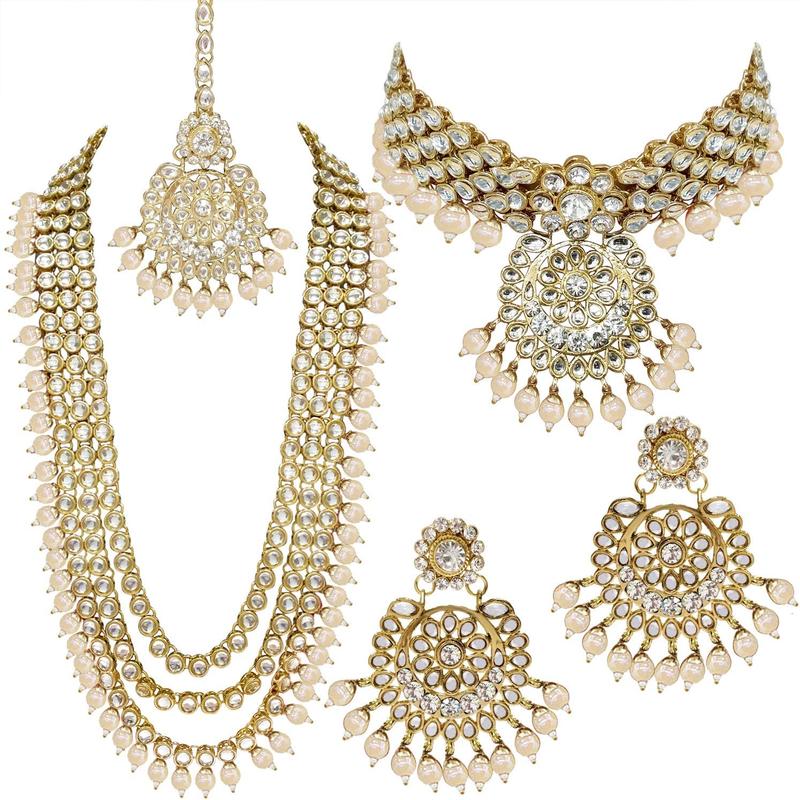 Wedding Heavy Bridal Traditional Jewellery Set Gift for Women