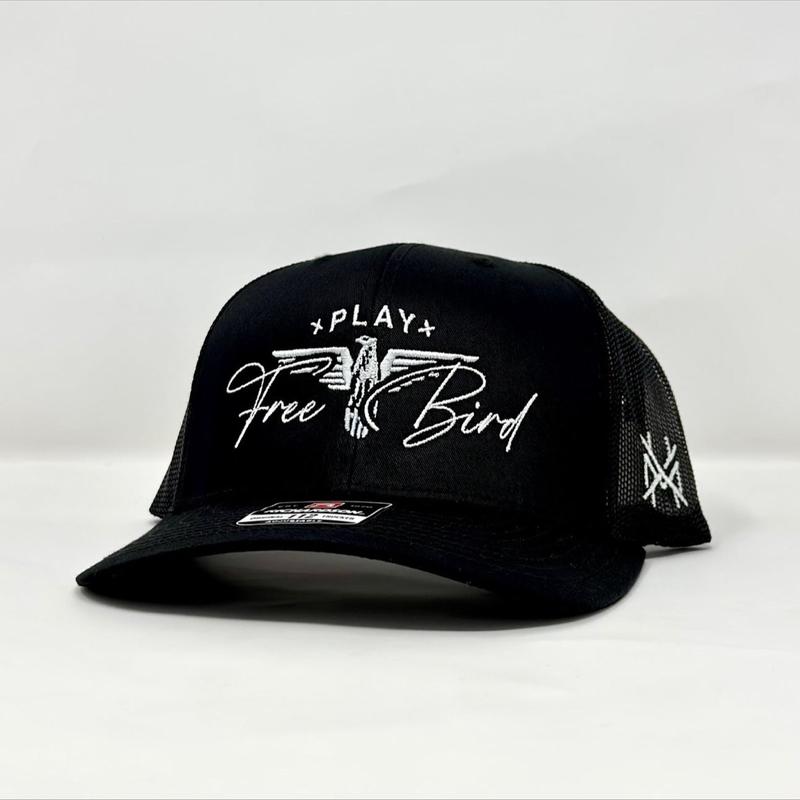 Play Free Bird Trucker Hat by The Mad Hatter Company