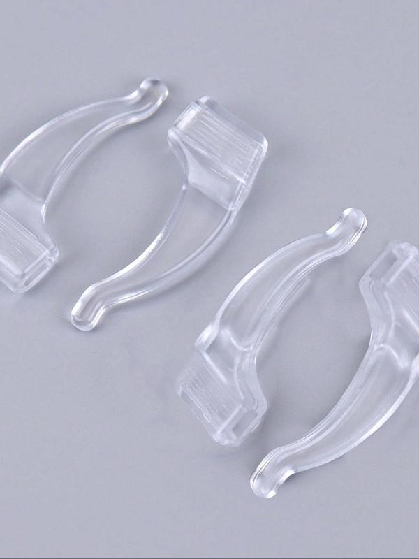 Silicone Eyeglass Ear Grip, Non-slip Eyeglass Ear Hook, Glasses Accessories for Women & Men, Fashion Accessories for Daily Use