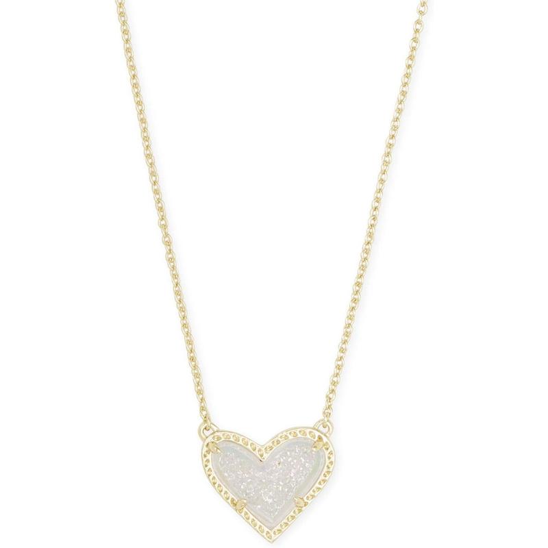 Ari Heart Kendra Scott Adjustable Length Pendant Necklace for Women, Fashion Jewelry