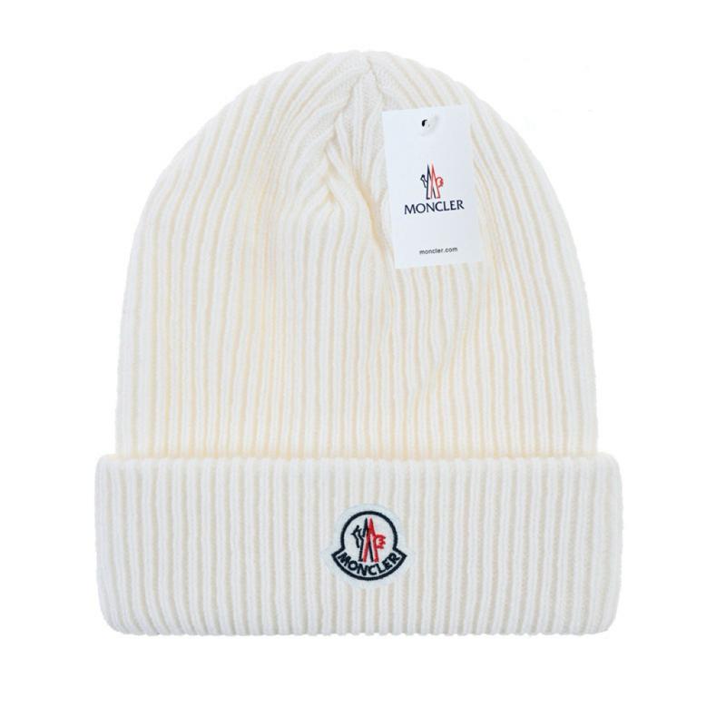 Moncler Knitted Hip Hop Beanie Hat for Men&Women,2024 New Autumn Winter Warm Cap with Embroidery