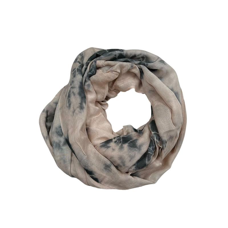 2024 Fall Winter Infinity Scarf Collection： Modern Geometric Prints, Romantic Floral Designs, and Handcrafted Tie-Dye Infinity Scarves