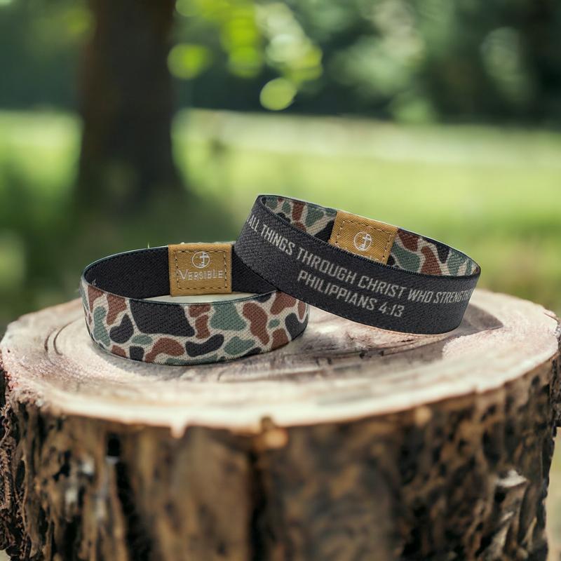 River Rock Camo Series - 6 Unique Designs   Verses in 5 Sizes