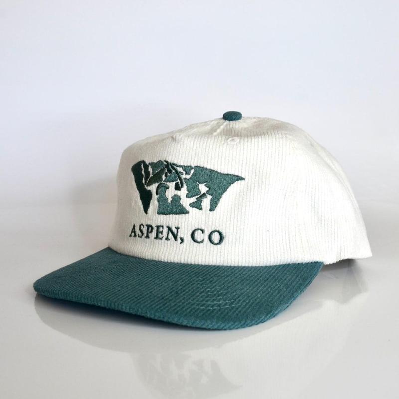 Aspen-Vintage Design Hat - Adjustable Corduroy Snapback