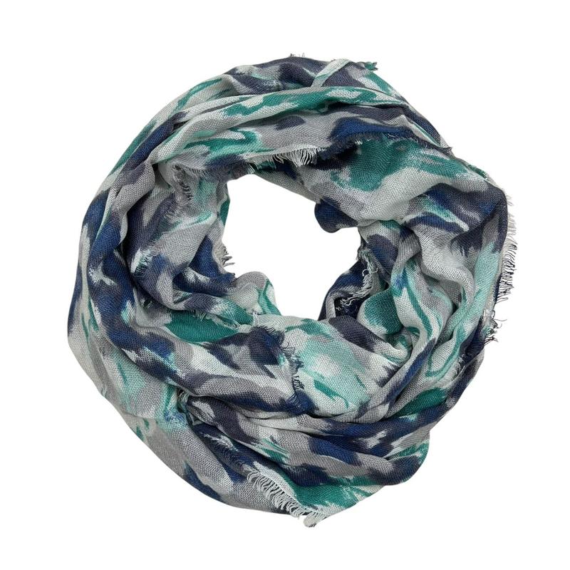 2024 Fall Winter Infinity Scarf Collection： Modern Geometric Prints, Romantic Floral Designs, and Handcrafted Tie-Dye Infinity Scarves