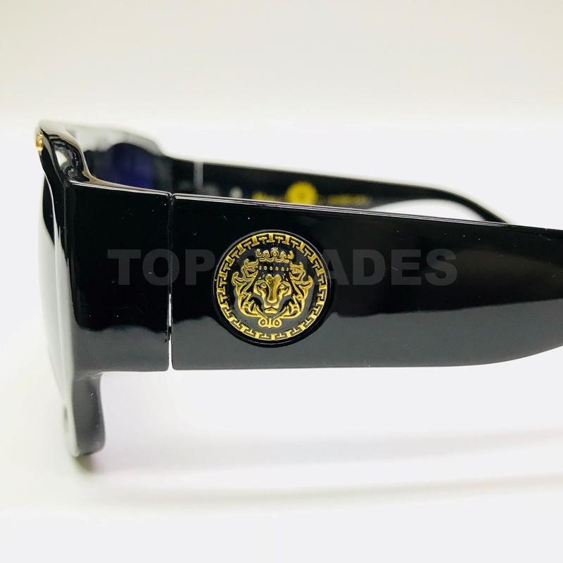 Oversize Fashion Design Men Square Sunglasses Black