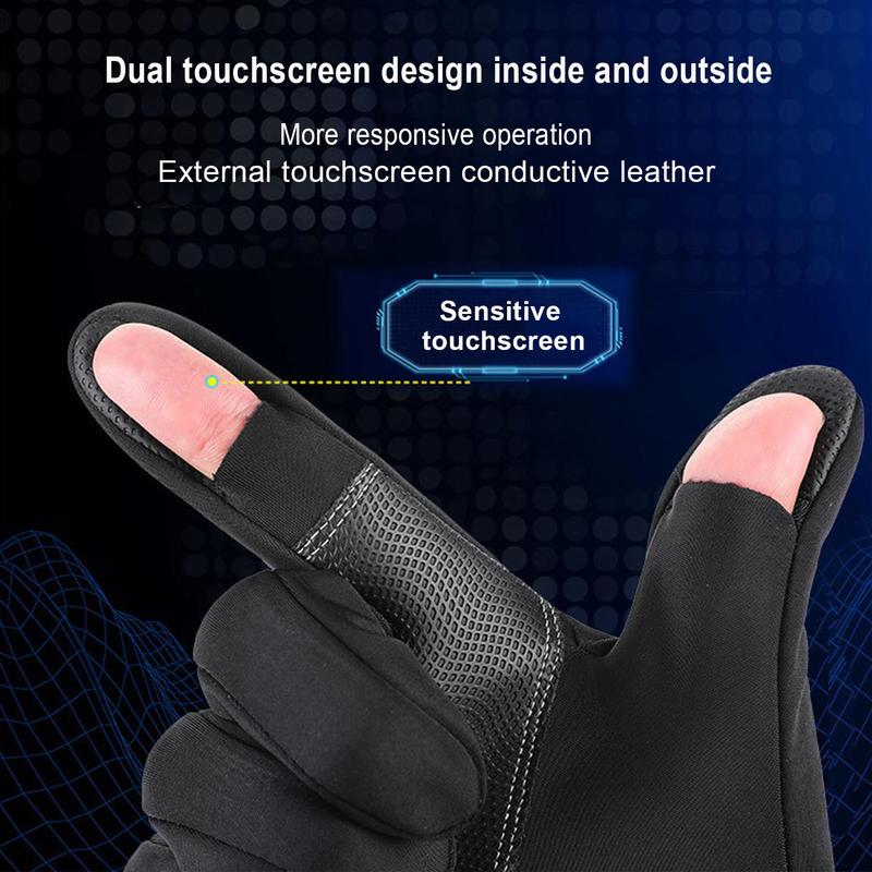 Winter Sports Touch Screen Thickened Gloves, Fishing Cycling Warm Ski Gloves, Unisex Autumn and Winter Warm Gifts