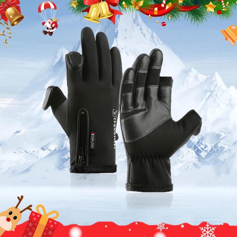 Winter Sports Touch Screen Thickened Gloves, Fishing Cycling Warm Ski Gloves, Unisex Autumn and Winter Warm Gifts