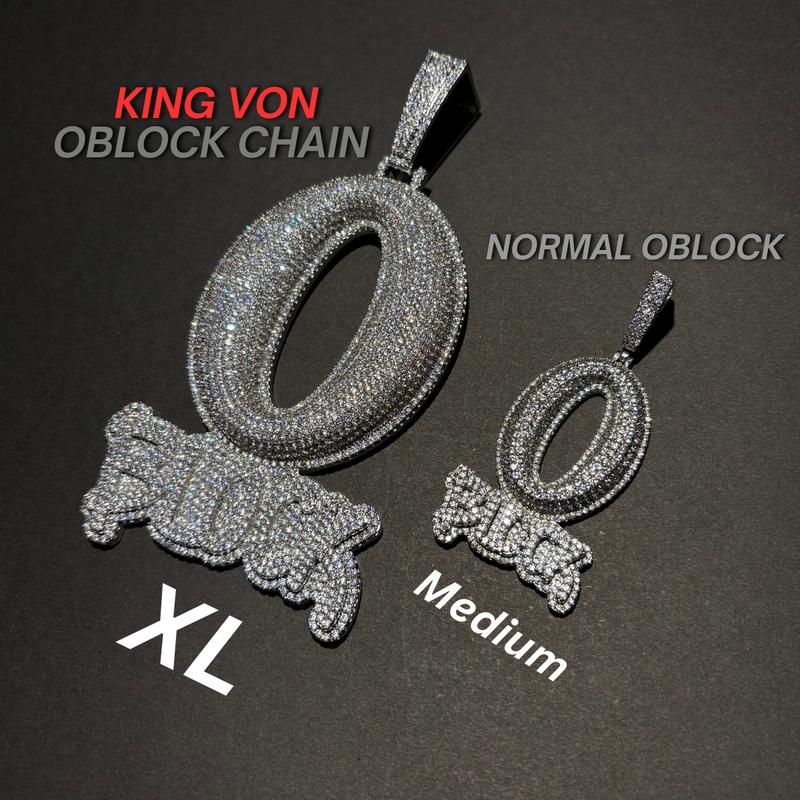 0 Block Iced Out CZ Bling Full Paved Men's Women Hip Hop Pendant Rapper Jewelry Gift