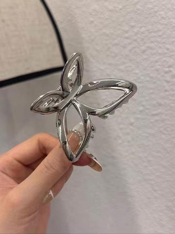 Fashion Hollow out Butterfly Shaped Design Hair Claw for Women, Casual Simple for Commute, Elegant All-match Fashion Accessories for Daily Wear