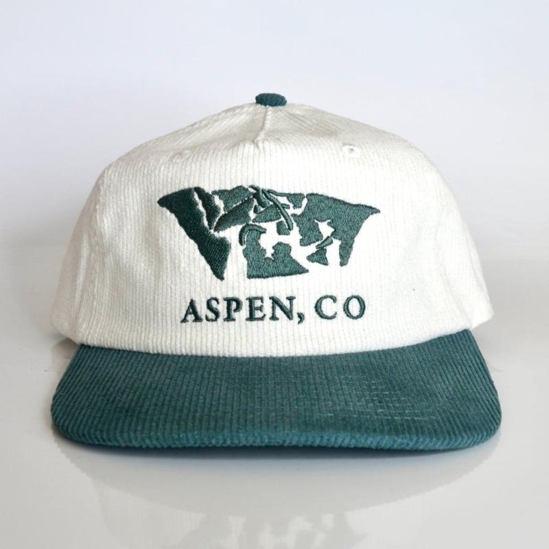 Aspen-Vintage Design Hat - Adjustable Corduroy Snapback