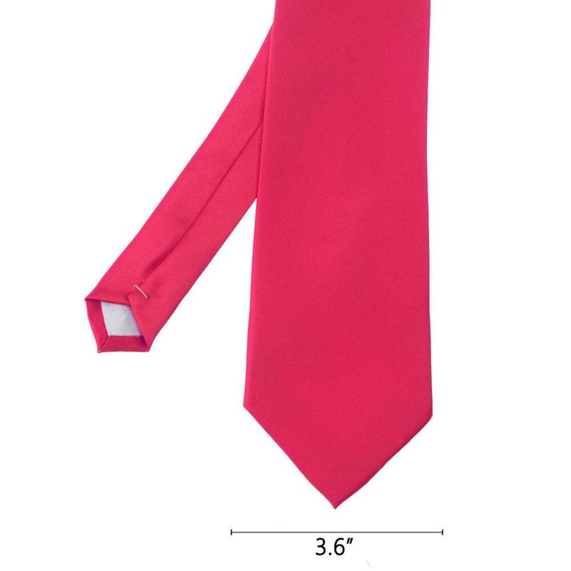 New Hot Trend! Solid Color Plain Classic Necktie Men's Tie