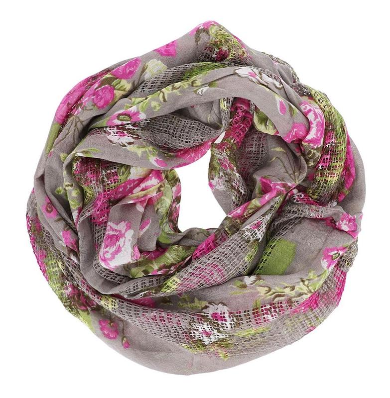 2024 Fall Winter Infinity Scarf Collection： Modern Geometric Prints, Romantic Floral Designs, and Handcrafted Tie-Dye Infinity Scarves