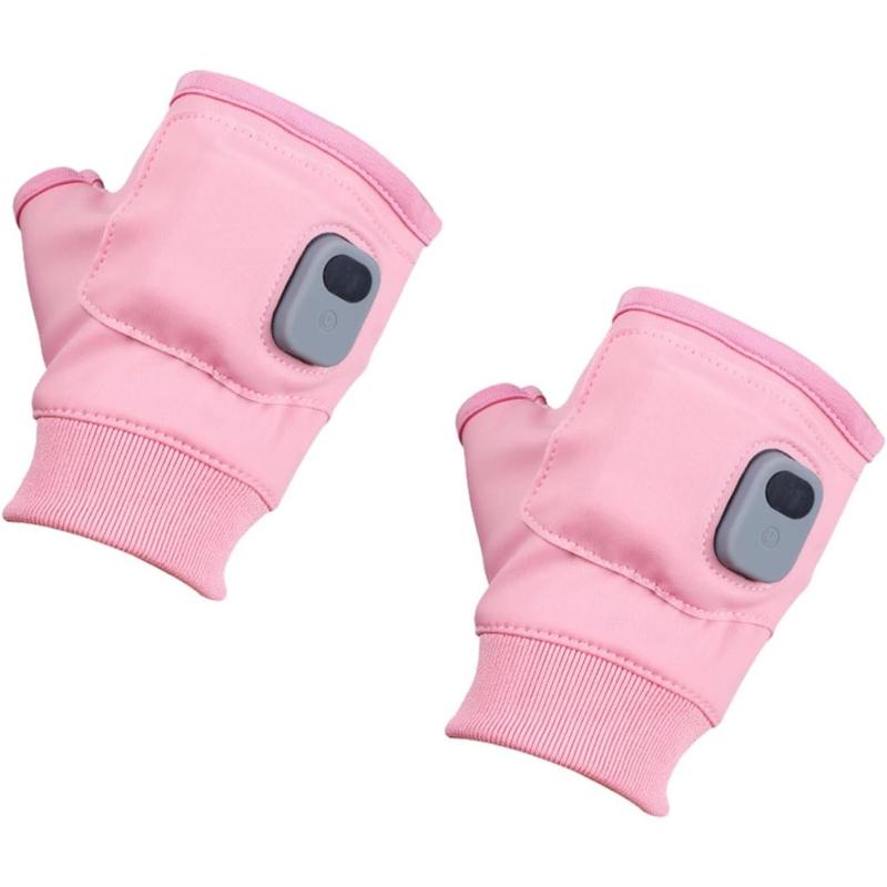 Portable Heating Gloves with Digital Display, 1 Pair Rechargeable Hand Warmer, Heated Gloves with 3 Temperature Modes for Home Use