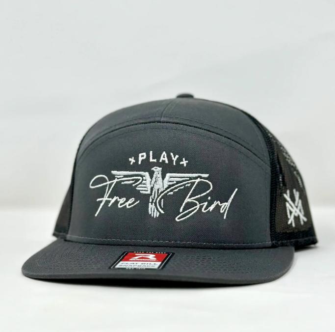 Play Free Bird Trucker Hat by The Mad Hatter Company