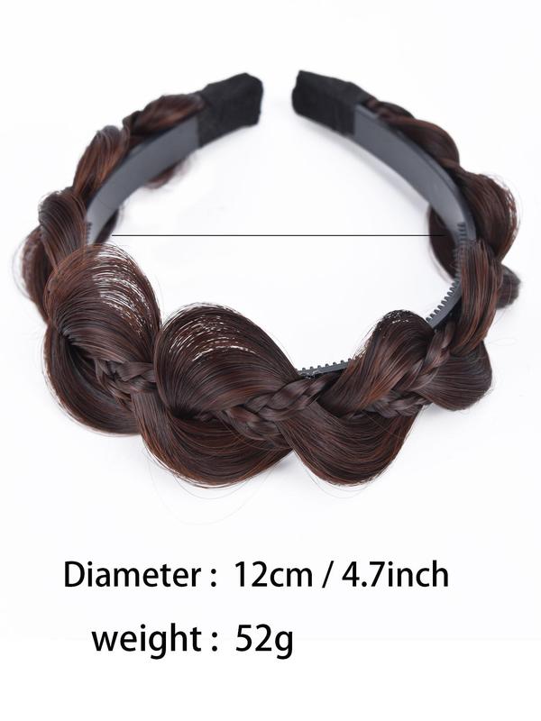 Braided Hair Hoop, Fashionable Hair Accessories for Women & Girls, Elegant All-match Fashion Accessories for Daily Wear