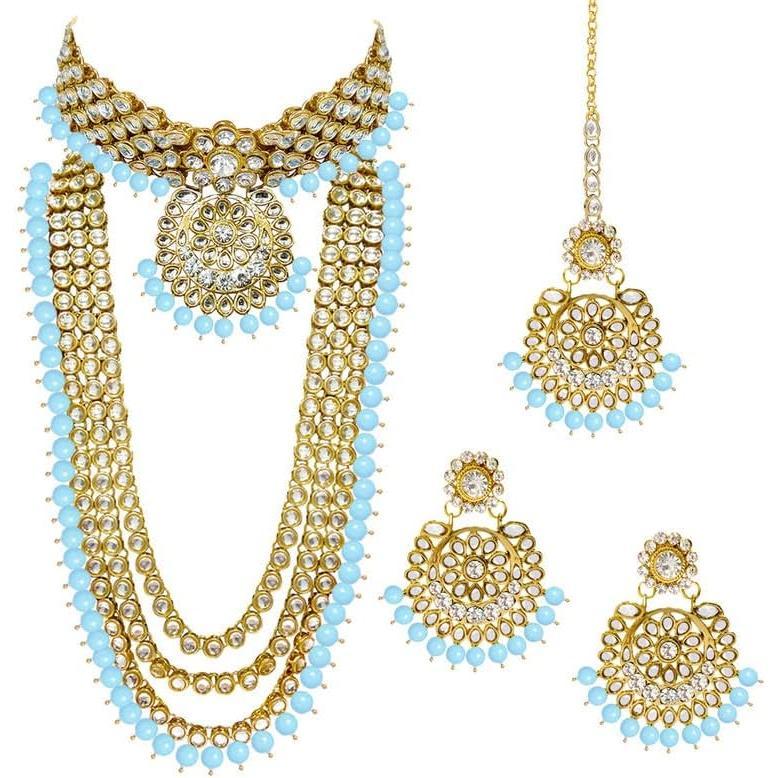 Wedding Heavy Bridal Traditional Jewellery Set Gift for Women