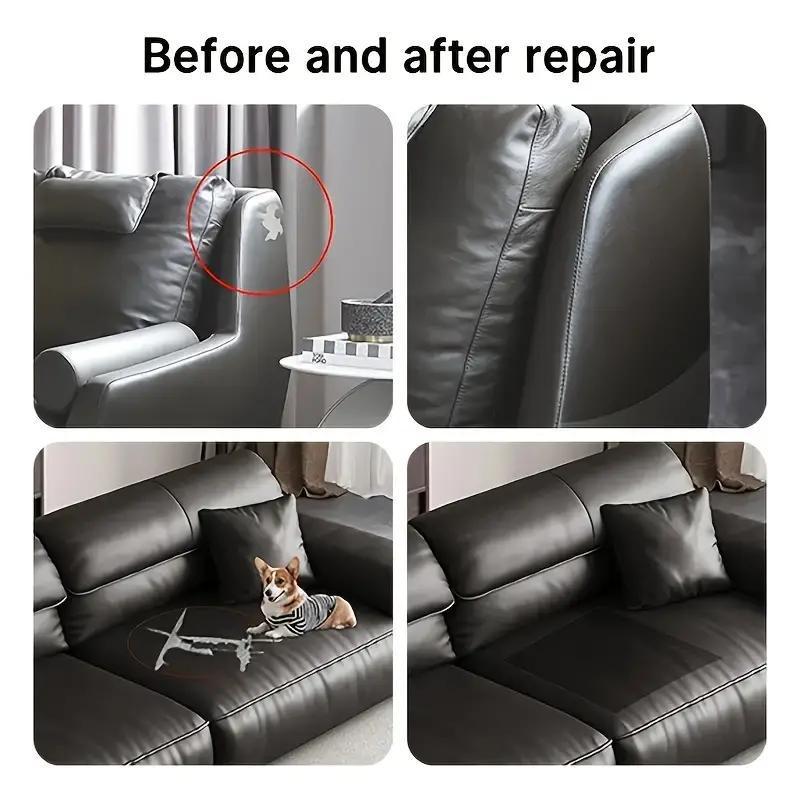 Self Adhesive Leather Repair Patch, 1 Count Waterproof & Anti-scratch Leather Repair Patch, Decorative Sticker for Home Sofa Car Seat